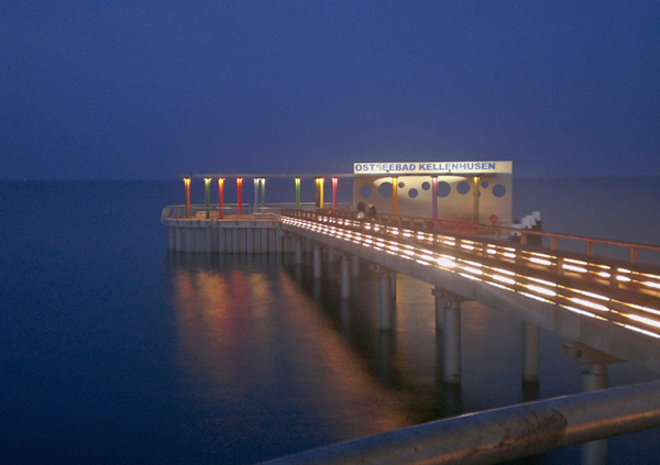 Seebrücke Nacht